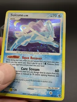 Suicune Lv.44 #19/132 Secret Wonders Holo Pokemon - Image 4