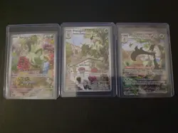 Sprigatito 196/193 Florgato 197/193 Meowscarada EX 256/193 Pokemon NM/NM- - Image 1