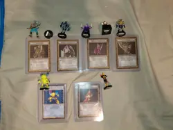 Yugioh Dungeon Dice Monsters Figure Card Lot Of 7 Figures 6 Cards ! DDM 1 custom - Image 1