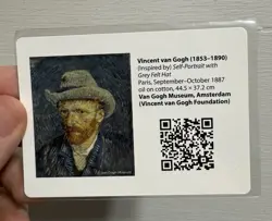 Van Gogh Pikachu with Grey Felt Hat SVP EN085 Promo Pokemon Card English - Image 4