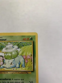 Bulbasaur Pokemon SPANISH 44/102 Base Set Uncommon Card LP - Image 4