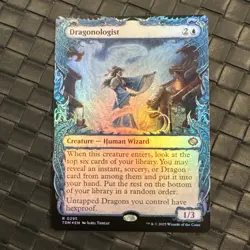 Dragonologist (Showcase) 295 NM Foil Tarkir: Dragonstorm MTG EN - Image 1