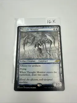 1x MTG Thought Monitor (Showcase, Foil) - Modern Horizons 2 (MH2) #341 - Magic - Image 1