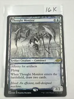 1x MTG Thought Monitor (Showcase, Foil) - Modern Horizons 2 (MH2) #341 - Magic - Image 2