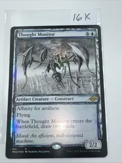 1x MTG Thought Monitor (Showcase, Foil) - Modern Horizons 2 (MH2) #341 - Magic - Image 3