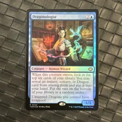 MTG Dragonologist (42) Tarkir Dragonstorm NM FOIL - Image 1