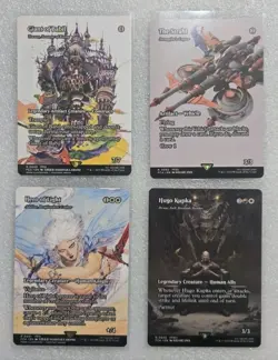 MTG Final Fantasy Hugo Kupka/Hero Of Light/Giant Of Babil/The Strahl Borderless - Image 1