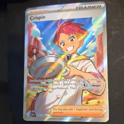 Pokemon Crispin 164/142 Sv07: Stellar Crown Trainer Supporter Full Art Holo - Image 1