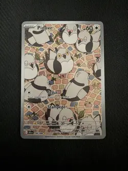 Pidove 148/086 Sv: Black Bolt Holo Pokemon TCG Illustration Rare, Full Art! NM - Image 1