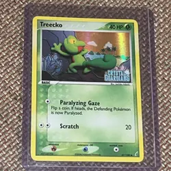 2006 Pokemon EX Crystal Guardians Treecko-reverse Holo #67/100 STAMPED NEAR MINT - Image 3