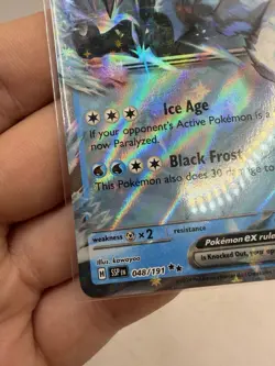Pokemon TCG Black Kyurem ex 048/191 Double Rare Surging Sparks NM - Image 5