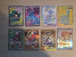 Pokemon TCG English 8 x EX HITS Hyper Rare Ultra Rare Bundle (Near Mint) - Image 1