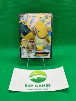 Pokemon TCG Dragonite EX 108/111 Furious Fists Holo Full Art Ultra Rare Damaged - Image 1