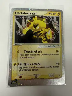 Pokemon Electabuzz ex 90 HP Basic EX Ruby & Sapphire 97/109 Holo Rare 2003 - Image 2