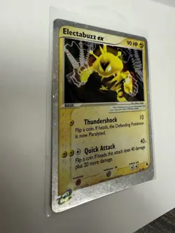 Pokemon Electabuzz ex 90 HP Basic EX Ruby & Sapphire 97/109 Holo Rare 2003 - Image 3