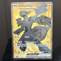 Zekrom ex 158/086 BLK EN: Black Bolt Holo Pokemon TCG English Full Art - Image 1