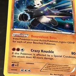 Pangoro Pokemon TCG XY Black Star Promo XY50 Holofoil NRMT - Image 5
