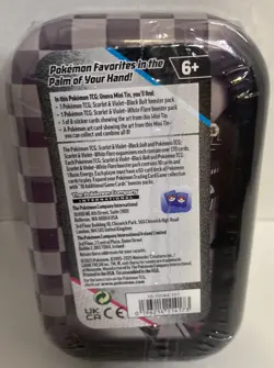 Pokemon TCG:Scarlet & Violet 10.5-Black Bolt & White Flare-Mini Tin (1 New Tin) - Image 2
