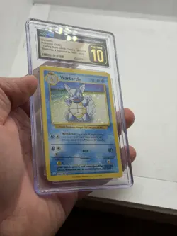 Pokemon TCG CGC Pristine 10 Wartortle 002/034 Classic Holo English Rare - Image 3