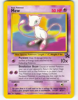Mew - #8 WOTC Black Star Promo - Pokemon TCG - 2000 - Image 1