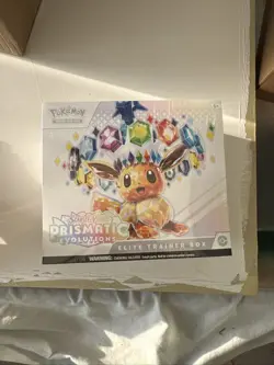 Pokemon TCG Prismatic Evolutions Elite Trainer Box slight tear see photo - Image 1