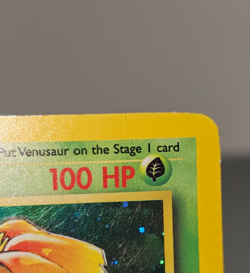 [Minor Crease] Venusaur Holo 2000 Pokemon Base Set 2 #18 - Image 3