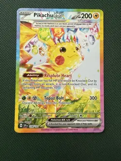 Pokemon TCG Pikachu EX 238/191 Sir Surging Sparks Near Mint English Edition - Image 1