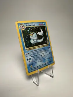 Pokemon Jungle Vaporeon Holo Rare Unlimited #12/64 1999 TCG - Image 2