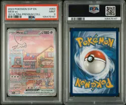 2023 POKEMON SVP EN-SV BLACK STAR PROMO 151 ULTRA-PREM COLL #053 MEW EX PSA 9 - Image 3