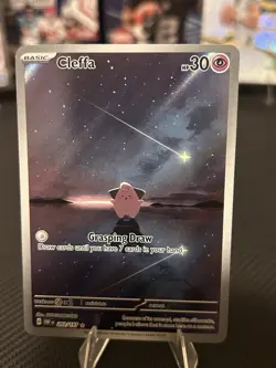 Cleffa 202/197 Pokemon TCG Obsidian Flames Illustration Rare Near Mint - Image 1