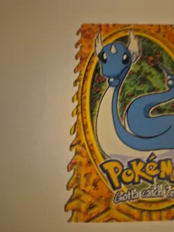 Dragonair # 148 Pokemon Evolution 1999 TCG Topps Die Cut Embossed 11 of 12 Rare - Image 3