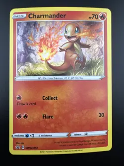 Charmander SWSH092 SWSH Pokemon Sword & Shield Black Star Promo Cosmos Holo - Image 3