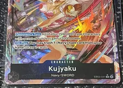 ONE PIECE Kujyaku Alt Art EB03-041 AA Character EB03 English Near Mint OP TCG - Image 2