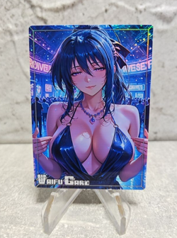 Akeno Himejima Trading Card Waifu Goddess Story Anime Girl holo Karte Manga - Image 1