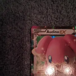 Pokemon Audino EX 84/124 2016 Ultra Rare Holo Basic Pokemon TCG Card Stock Card - Image 5