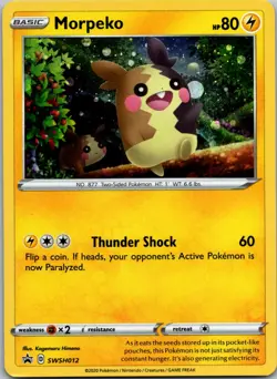 Morpeko Promo SWSH: Sword & Shield Promo Cards SWSH012 NM - Image 1