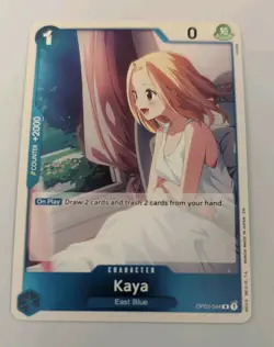 OP03-044 Kaya One Piece Card Game rare foil pull *SALE* - Image 1