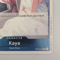 OP03-044 Kaya One Piece Card Game rare foil pull *SALE* - Image 2
