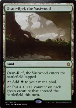 263/320 ORAN-RIEF THE VASTWOOD RARE COMMANDER ANTHOLOGY MTG CARD - Image 1