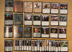 Magic The Gathering Lot Of 43 Battle For Baldur’s Gate WHITE Cards - Image 1