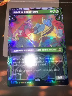 Bebop & Rocksteady (Borderless) Teenage Mutant Ninja Turtles Foil - Image 1