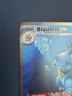 Pokemon Blastoise ex 200/165 Scarlet & Violet 151 Illustration Rare English - Image 4