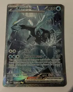 KYUREM EX 165/86 Special Illustration Rare Black Bolt Pokemon SIR English - Image 1