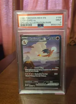 Pokemon Charizard ex SIR PSA 9 Sv: Scarlet & Violet 151 2023 - Image 3