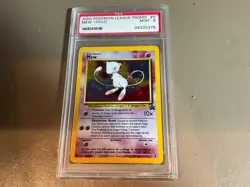 Mew #9 Promo Pokemon League VTG WOTC 2000 TCG PSA 9 Mint - Image 2