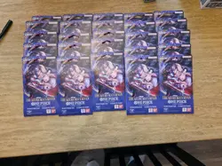 One Piece TCG The Azure Sea’s Seven OP-14 Sleeved Booster Pack!! Lot Of 25 - Image 1