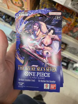 One Piece TCG The Azure Sea’s Seven OP-14 Sleeved Booster Pack!! Lot Of 25 - Image 2