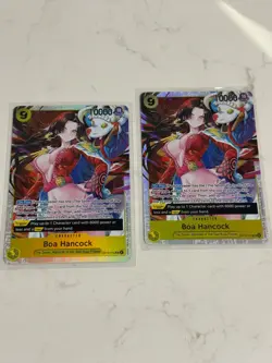 x2 English One Piece CCG Boa Hancock SR OP14-112 The Azure Sea's Seven - Image 1