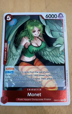 Monet Rare Extra Booster: One Piece Heroines Edition EB03-010 NM - Image 1