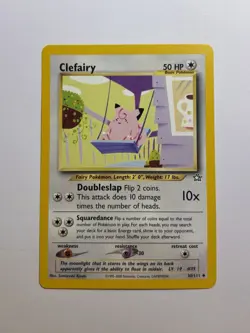 Clefairy - Neo Genesis Set - 30/111 - Uncommon - Pokemon Card - Unlimited - NM!! - Image 1